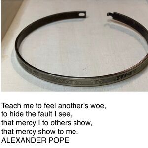 NEW Vintage Alexander Pope bangle bracelet